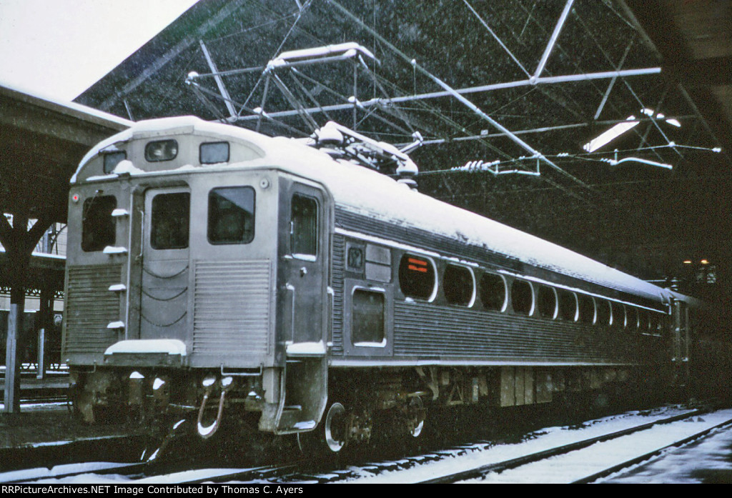 PRR "Silverliners In The Snow," c. 1967